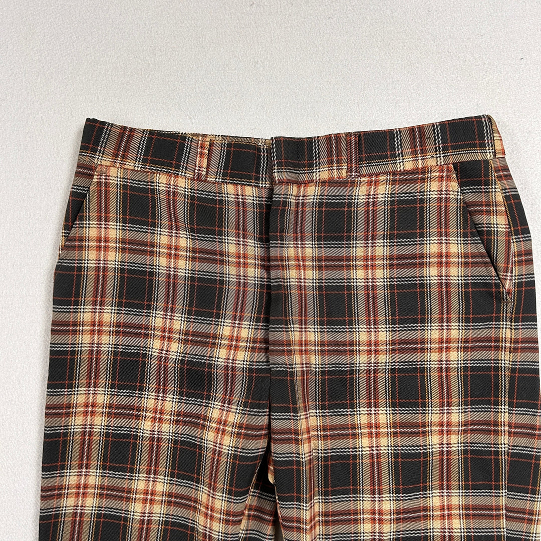 Vintage Haggar imperial Plaid Trouser Pants Size 38