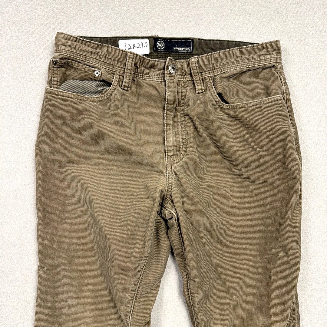 Weather proof Brown Corduroy Pants Size 32