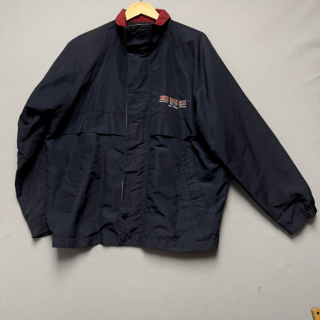 Vintage Hard Rock Cafe Las Vegas Men's Windbreaker Jacket Medium