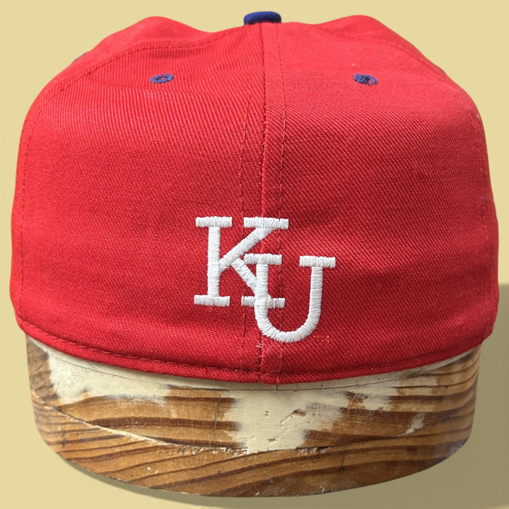 Vintage Kansas Jayhawks Pro Line 90s Fitted Hat 7 1/8