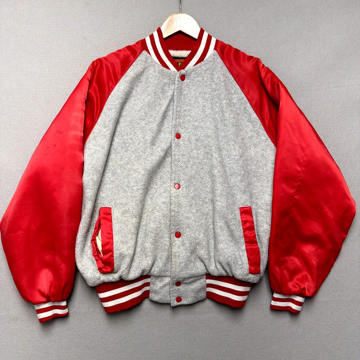 Vintage Glen Dee Fleece Lined Bomber Jacket Size Large