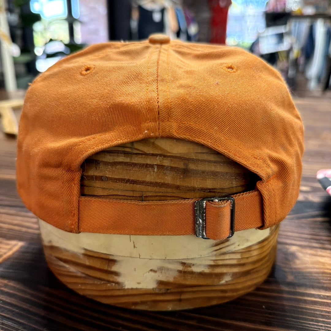 Vintage Nike Swoosh Orange Strapback Hat