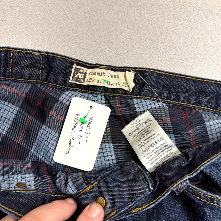 Analog Flannel Lined Paint Splatter Jeans Size 30