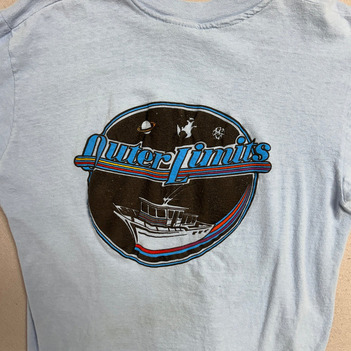 Vintage Outer Limits Boats T Shirt Size Large