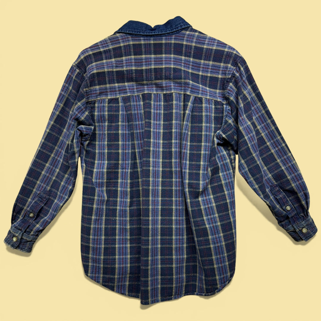 Vintage 90s Faded Glory Button Down Shirt Size Large