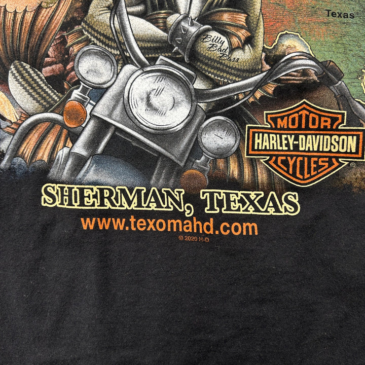 Harley Davidson Sherman Texas T shirt size Large