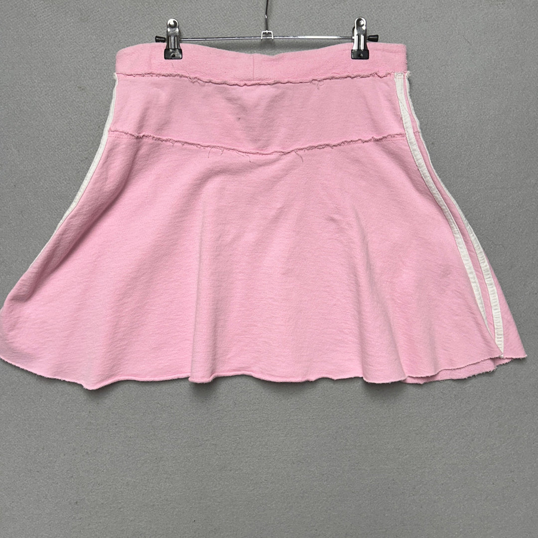 Vintage Stationwagon Y2K Pink Terry Skirt Size Medium