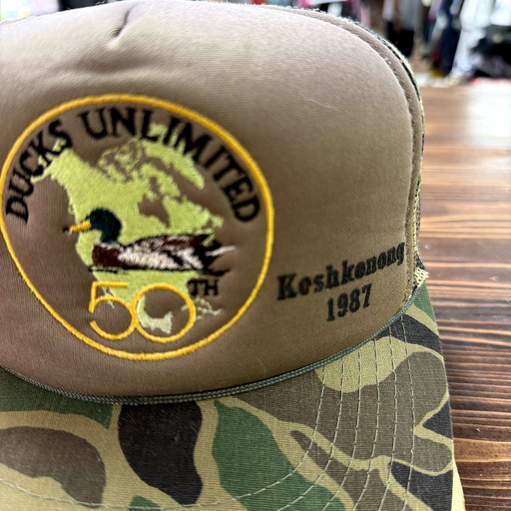 Vintage Ducks Unlimited 50th anniversary Trucker Hat