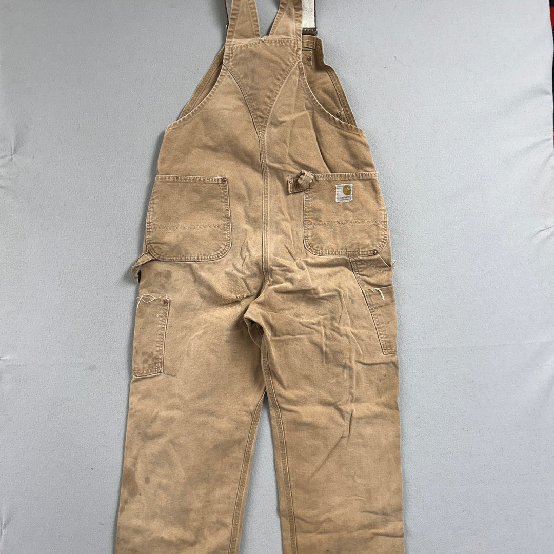 Vintage Carhartt 1980s Canvas Overalls Size 36