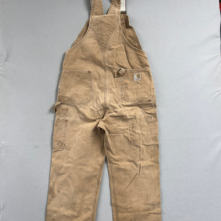 Vintage Carhartt 1980s Canvas Overalls Size 36