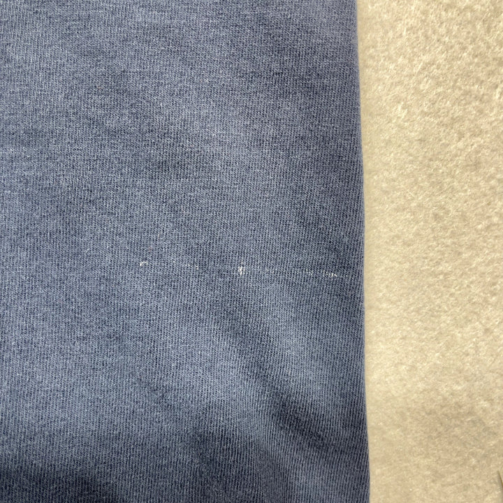 Vintage Discus Athletic Blue Faded Pocket T Shirt Size Large