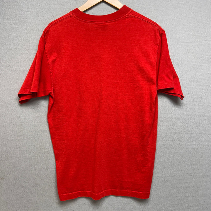Vintage 90's Incurable Romantic Red Shirt Size Large