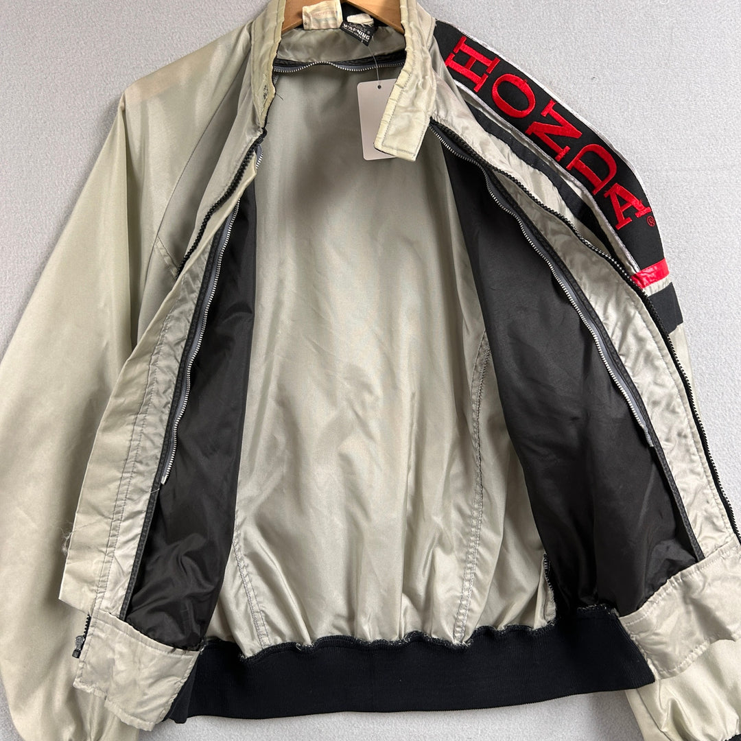 Vintage Honda Hondaline Silver Jacket No Liner Size XL
