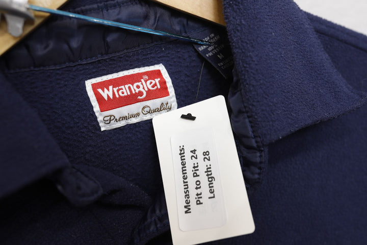 Wrangler Vintage Fleece Shirt Medium 2000s