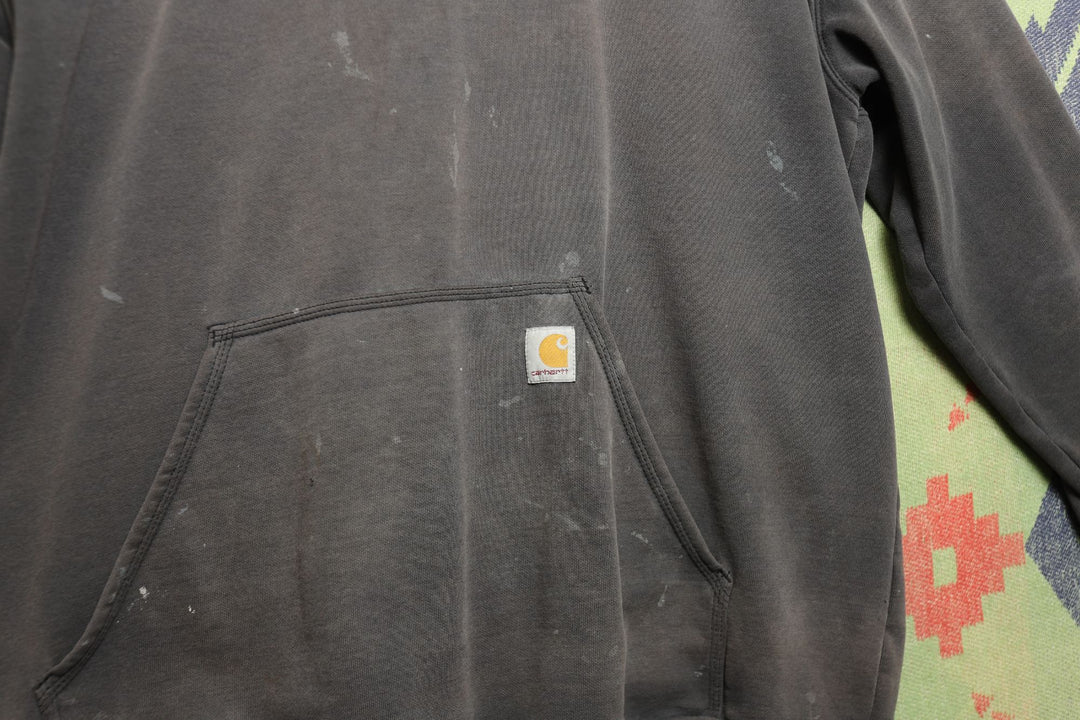 Carhartt Faded Black Hoodie Size XL