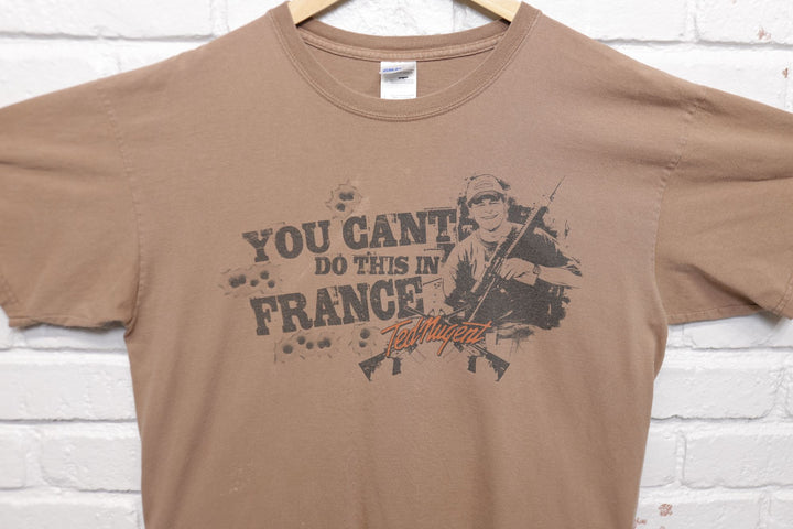 Ted Nugent Vintage Gun T Shirt 2000s Large