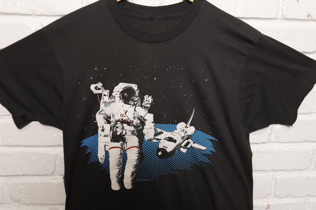 Nasa Astronaut Vintage T Shirt Large 80s