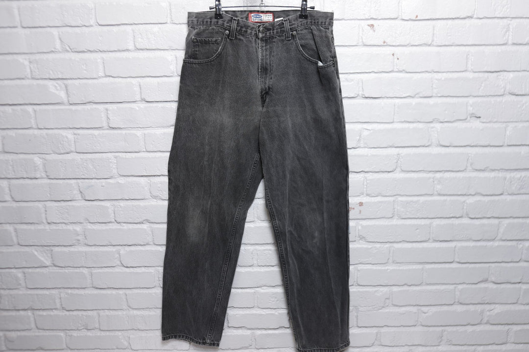 Old Navy Vintage Faded Black Jeans 90s 33/31