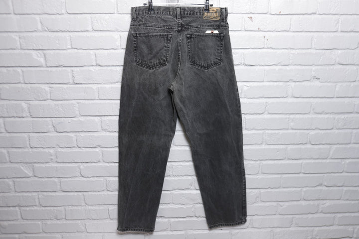 Old Navy Vintage Faded Black Jeans 90s 33/31