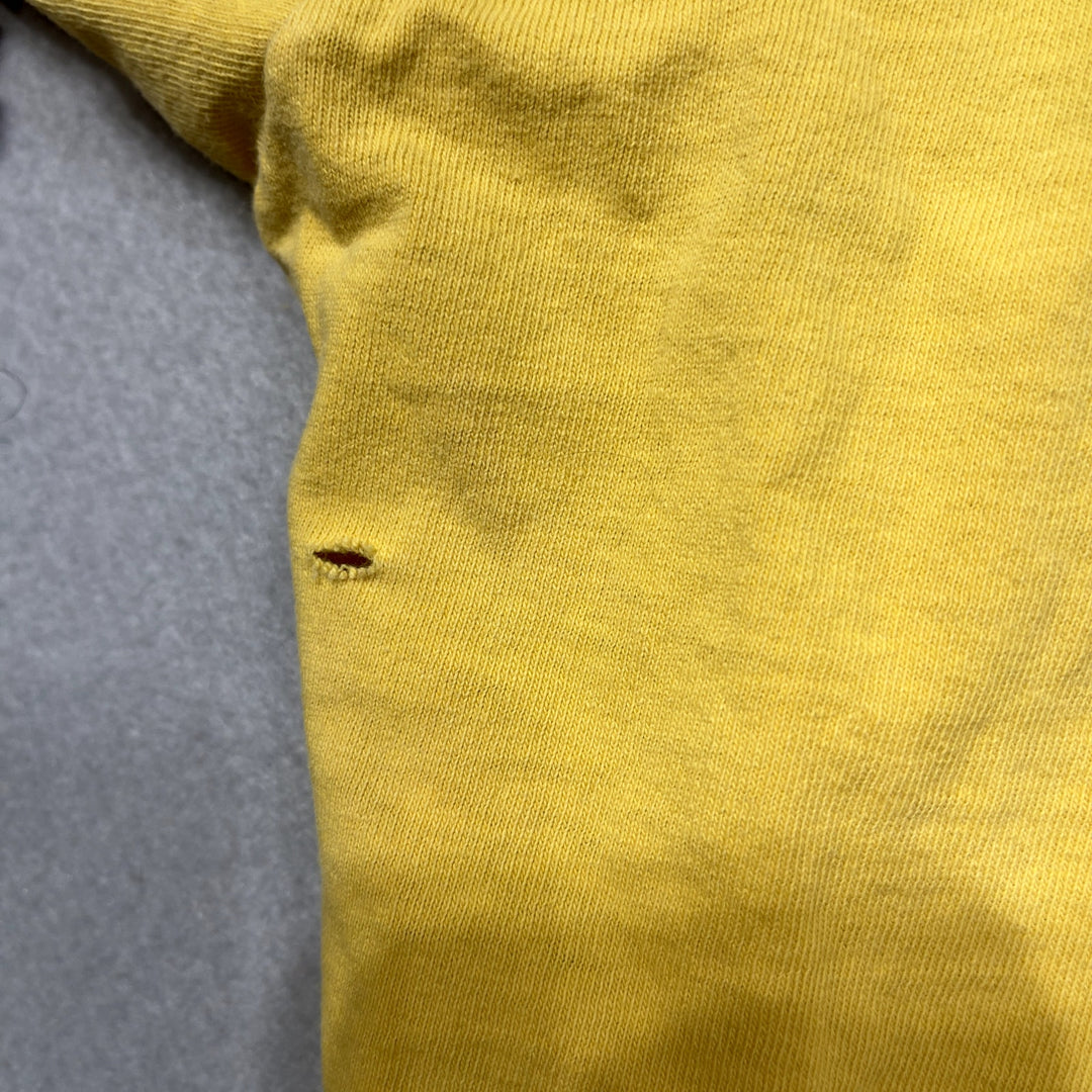 Vintage Tommy Hilfiger Distressed Yellow T Shirt size XL