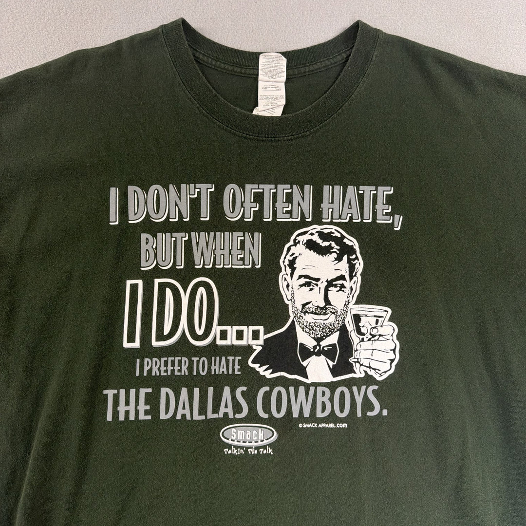 Vintage I Hate the Dallas Cowboys T Shirt Size XL