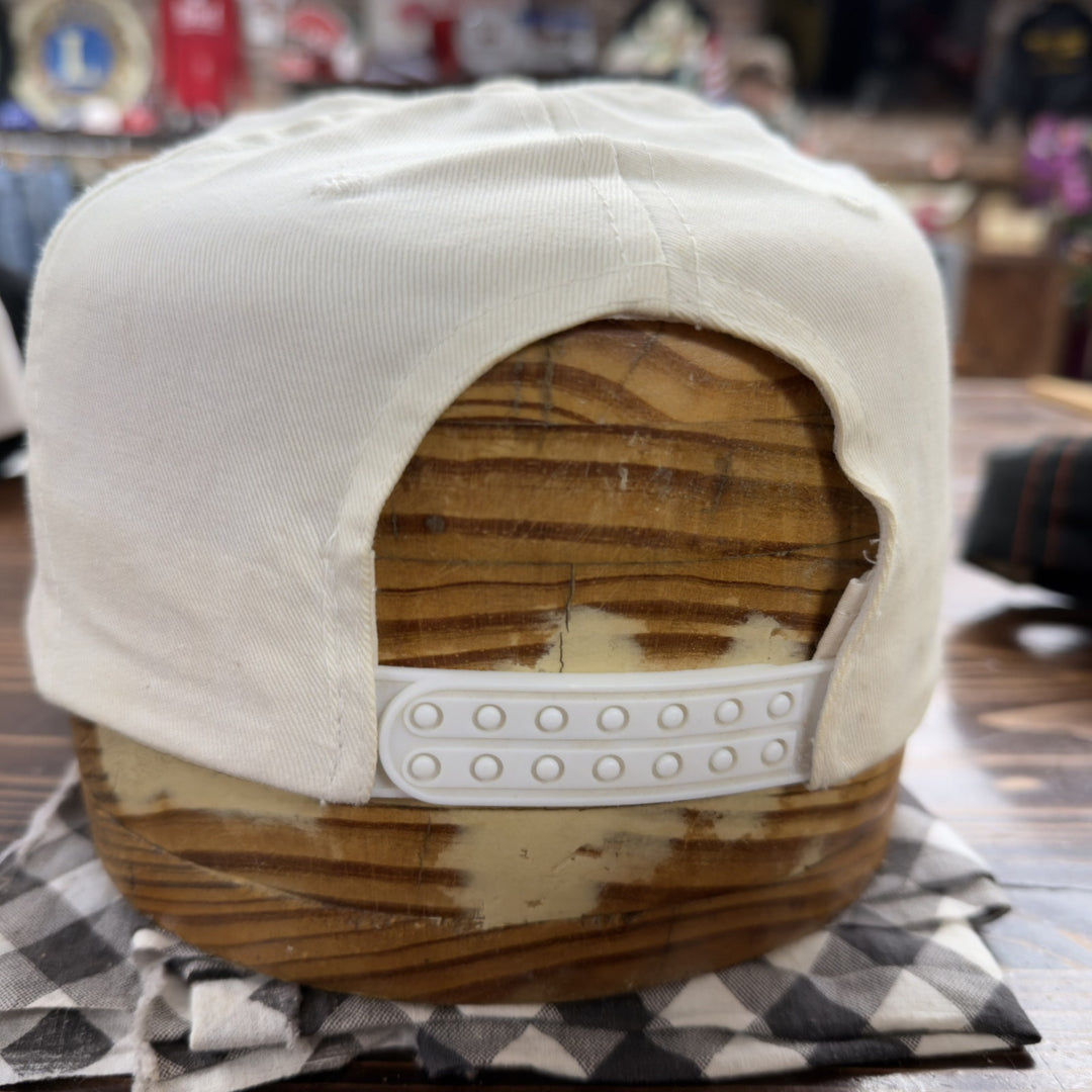 Train Lines Vintage Embroidered Snapback Hat 90s