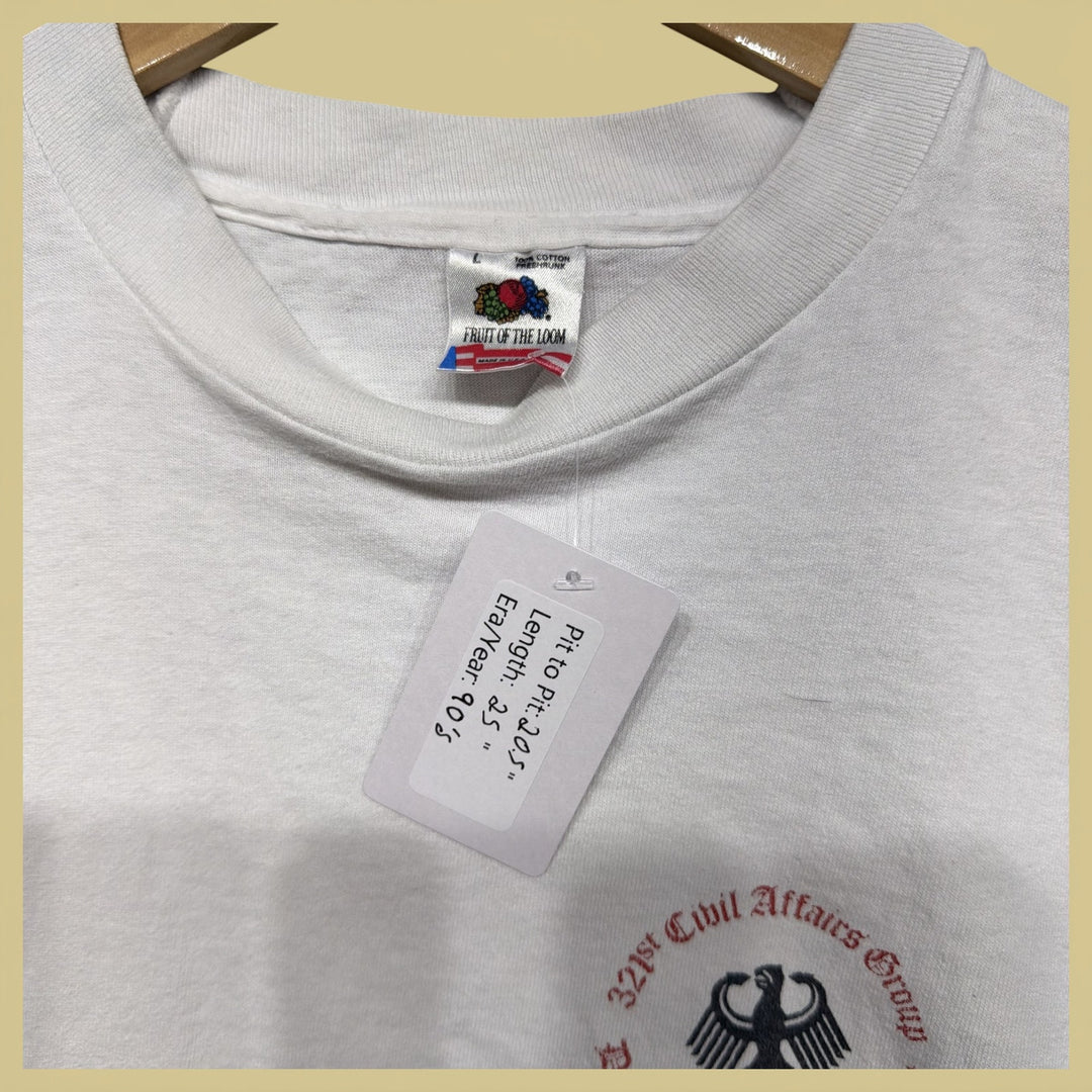 Vintage 90s 321st Civil Affairs Group T Shirt Size Large