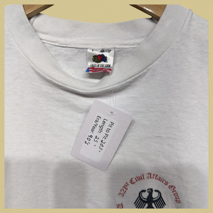 Vintage 90s 321st Civil Affairs Group T Shirt Size Large