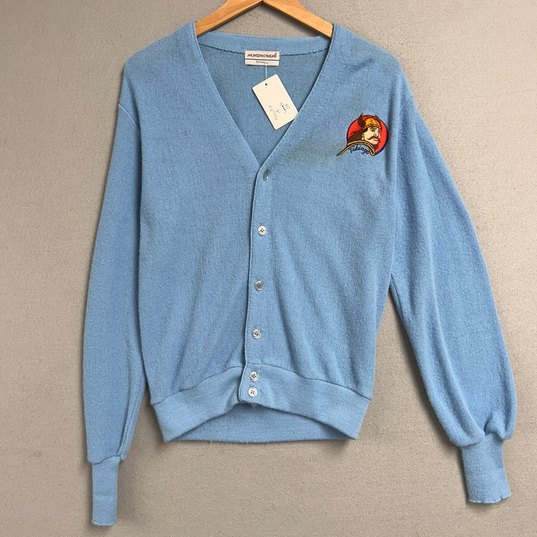 Vintage Munsingwear Vikings Cardigan Size Small