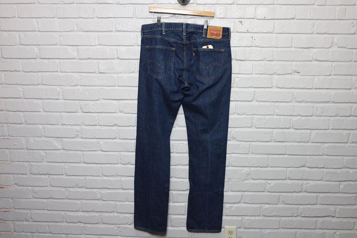 levis 501 dark denim jeans size 38/36