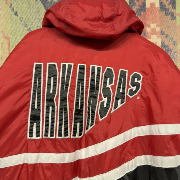 Arkansas Razorbacks Vintage Puffer Jacket XL 90s