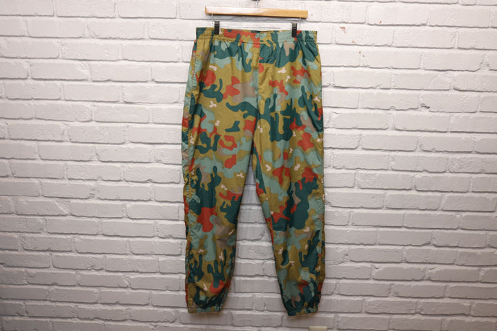 obey camo nylon pants size large