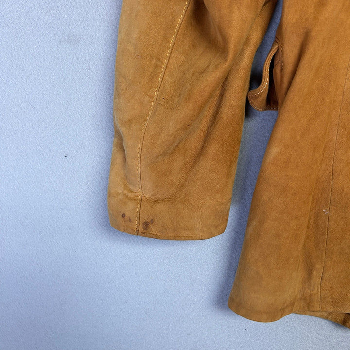 Vintage Addler Leather Blazer Jacket Size 42L