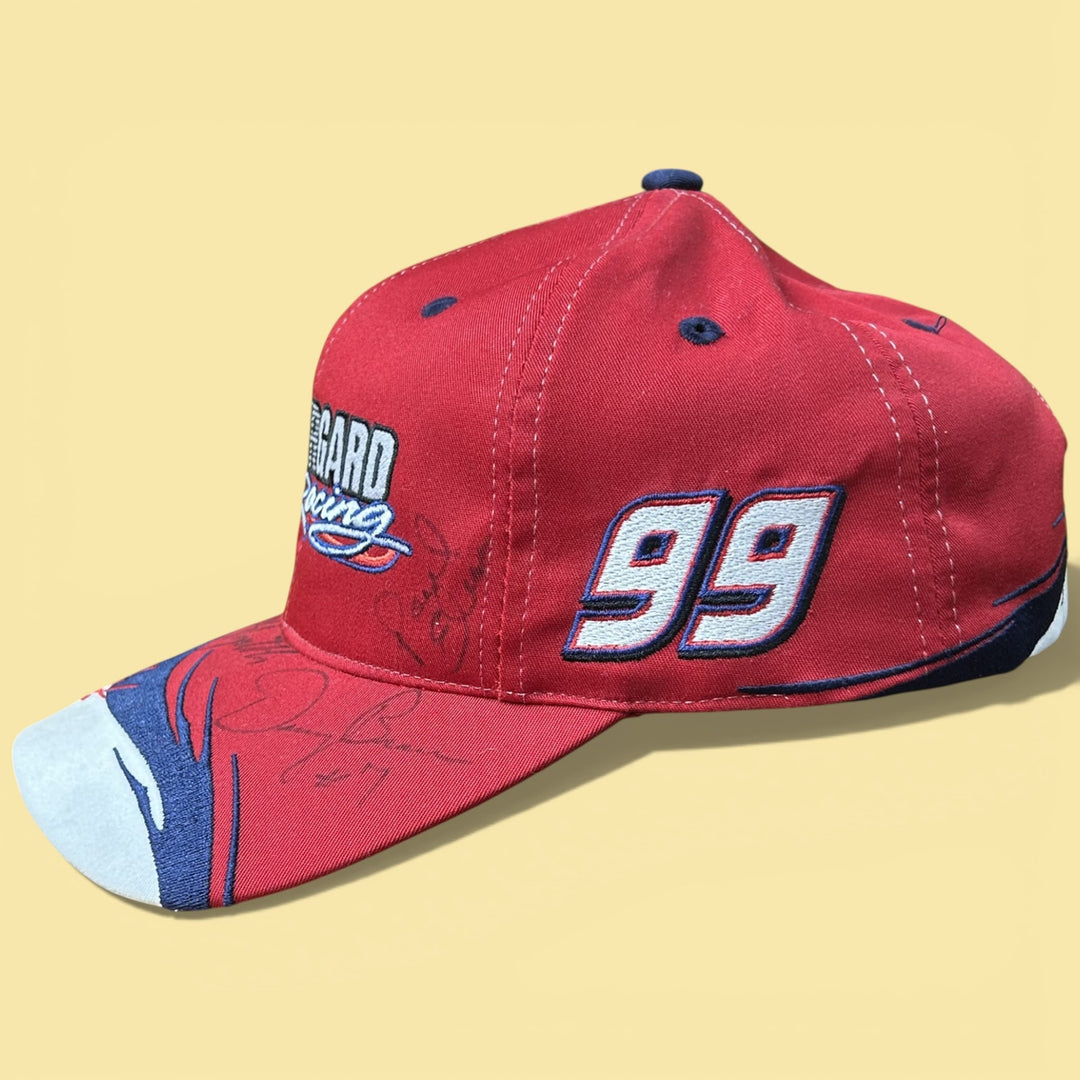 Vintage Supergard Racing 90s Autographed Snapback Hat