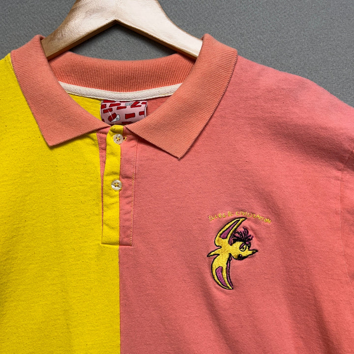 Illegal Civilization Skate Polo Shirt Size XL