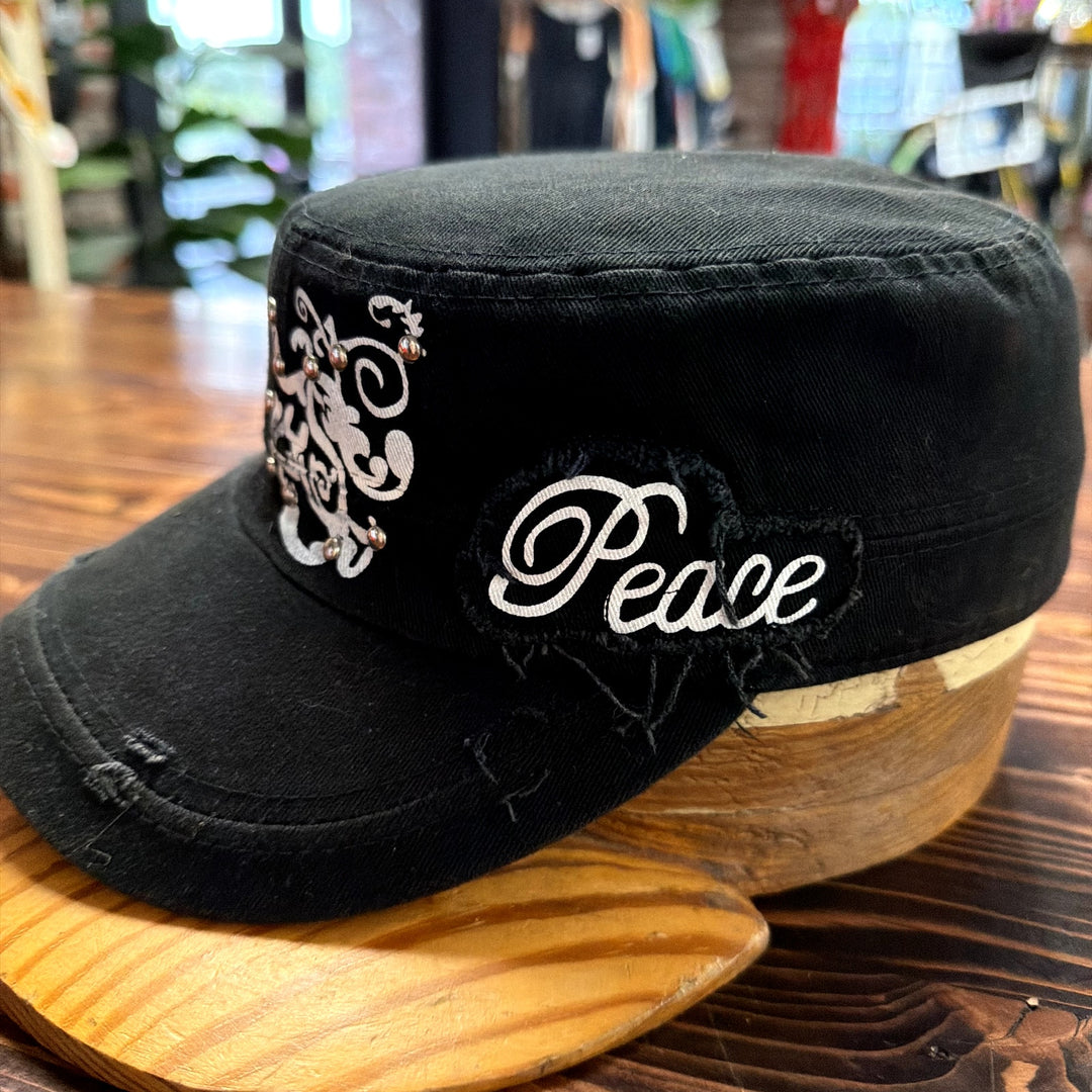 Y2K Peace Cadet Cap