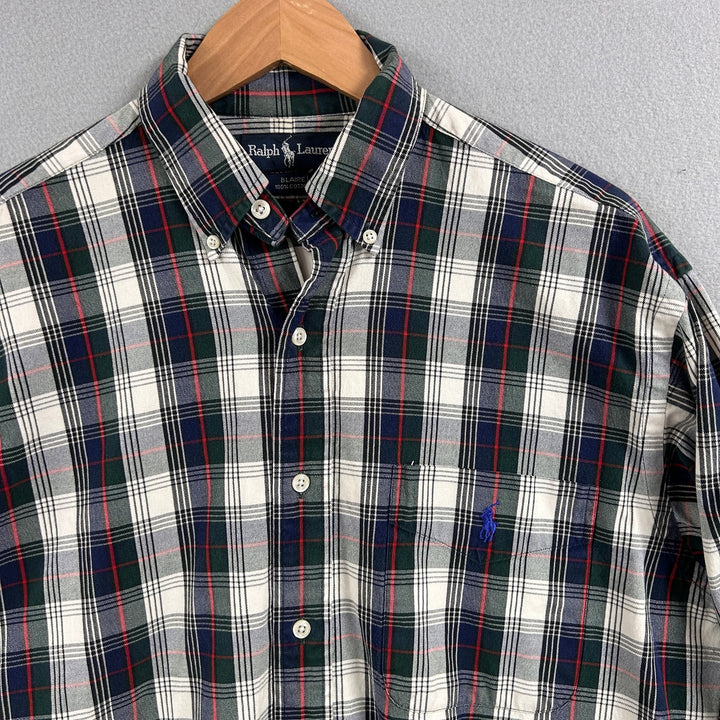 Vintage Polo Ralph Lauren Blaire Plaid Shirt Size Small