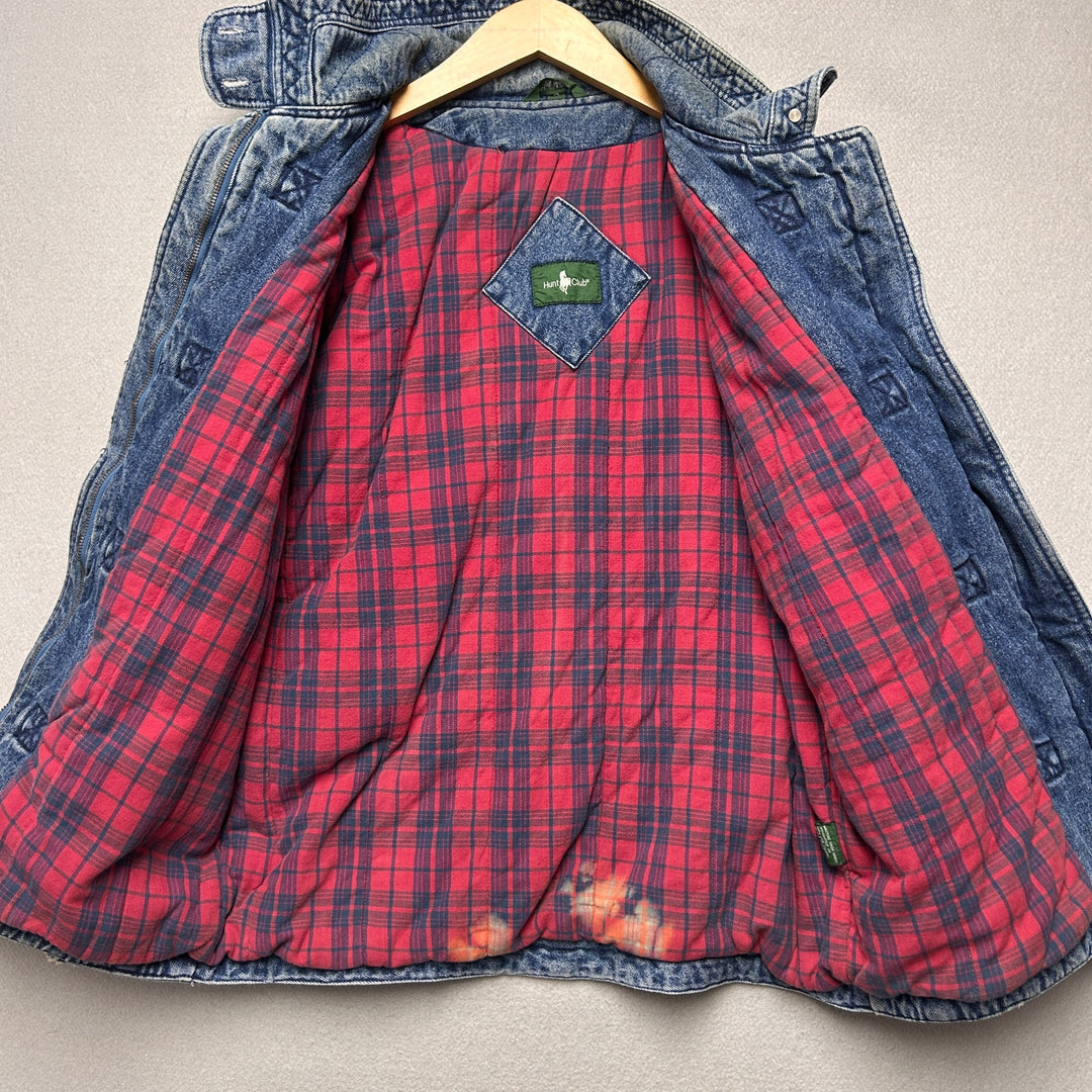 Vintage Hunt Club Denim Toggle Coat Size Medium