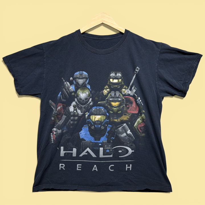 Vintage Halo Reach 2000s Video Game T Shirt Size Large