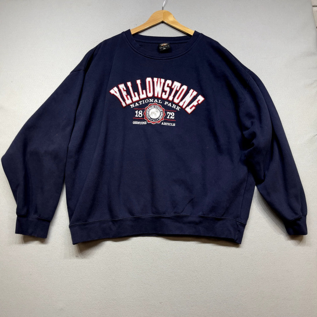 Vintage Yellowstone National Park Sweatshirt Size XXXL