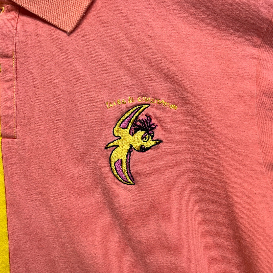Illegal Civilization Skate Polo Shirt Size XL