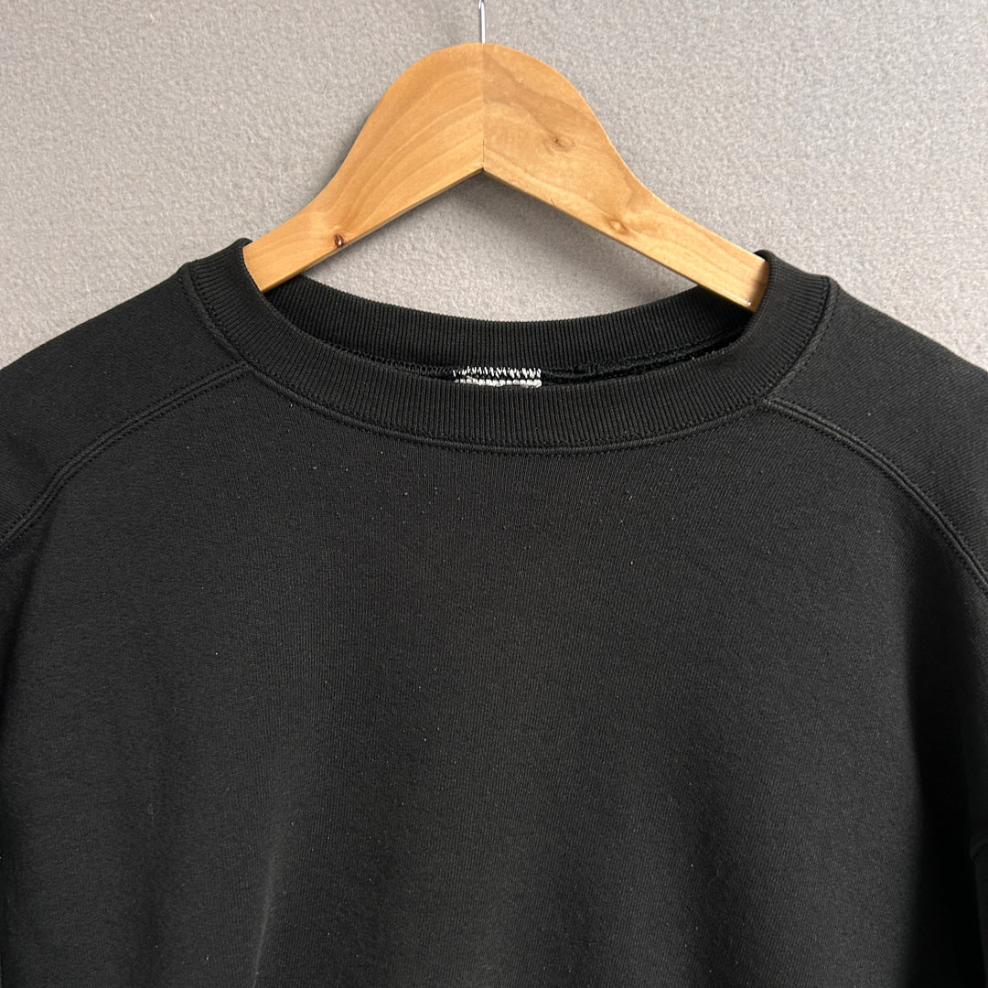 Vintage Blank Black Sweatshirt Size XL