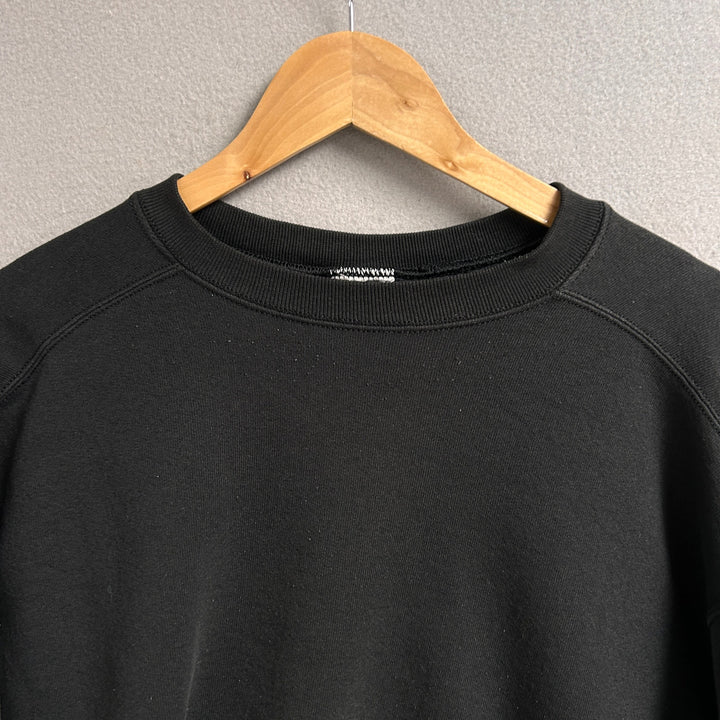 Vintage Blank Black Sweatshirt Size XL