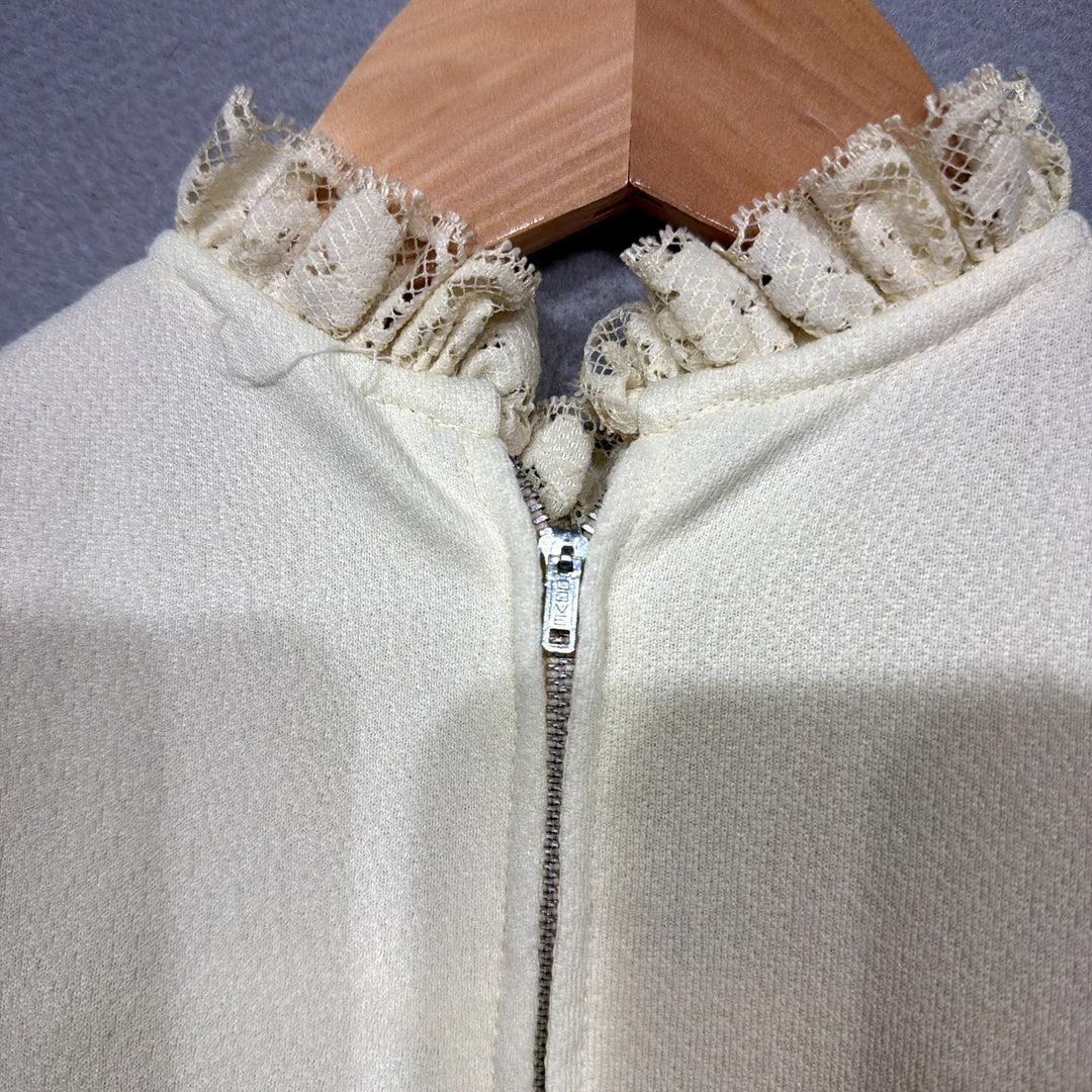Vintage girl's Lace Trimmed Prairie Dress Size Medium