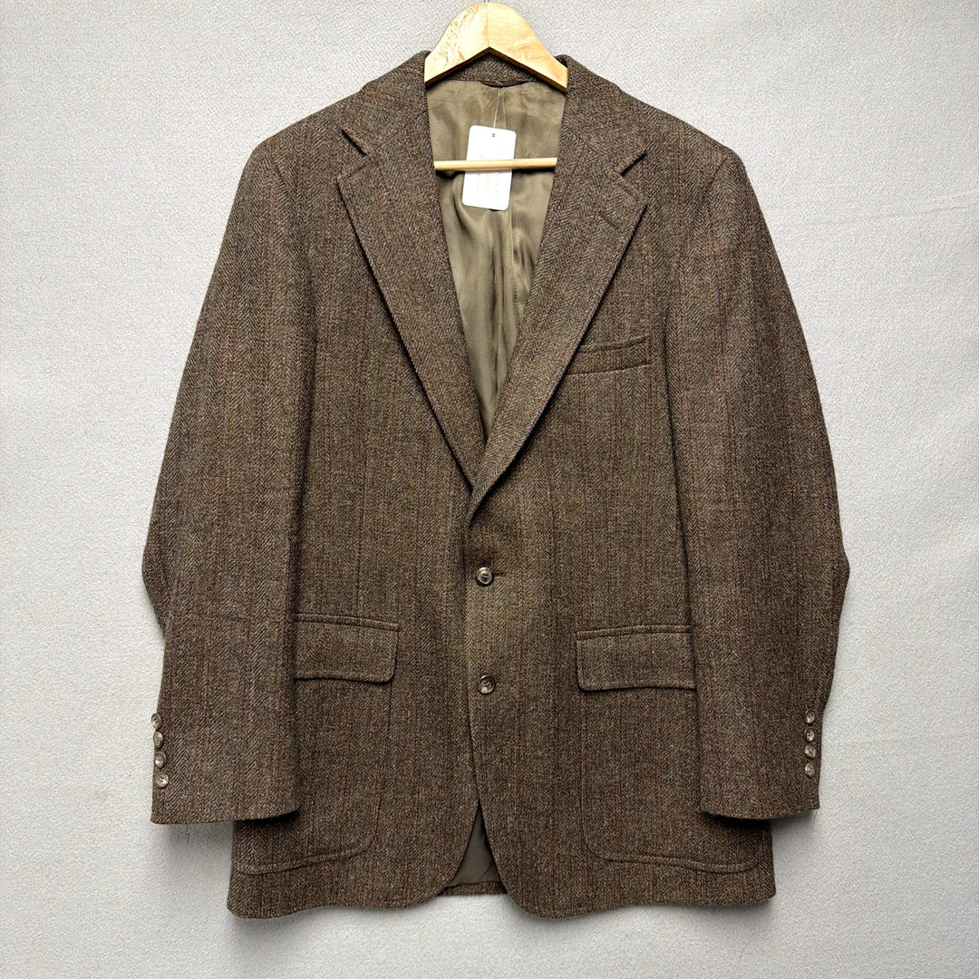 Vintage Polo University Tweed Jacket Size Medium
