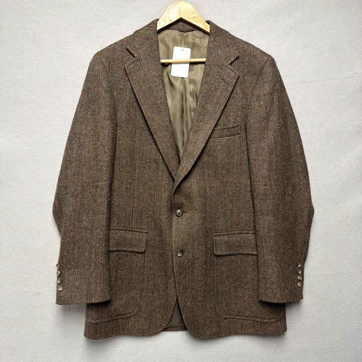 Vintage Polo University Tweed Jacket Size Medium