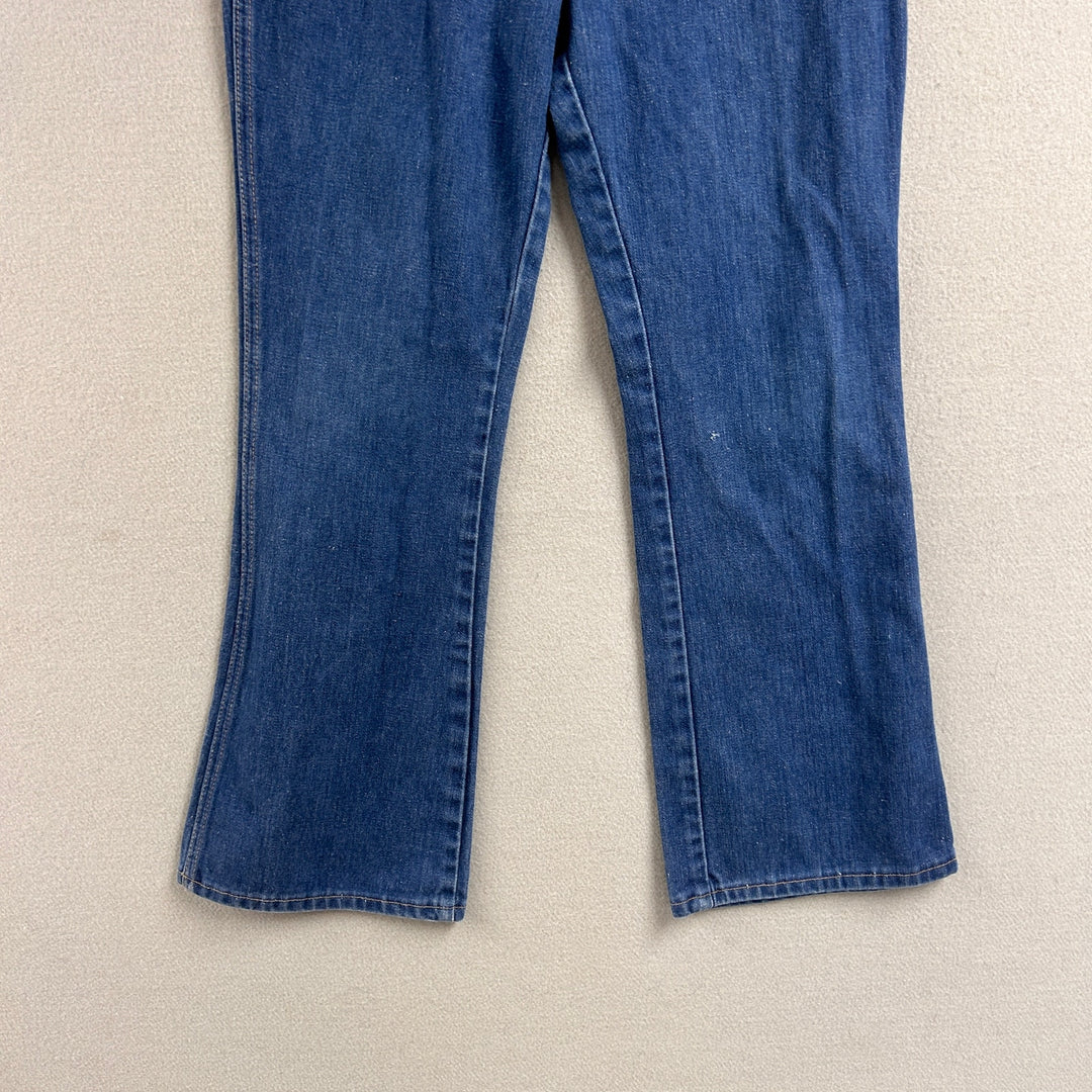 Vintage Wrangler No Fault Denim Boot Cut Jeans Size 32X29