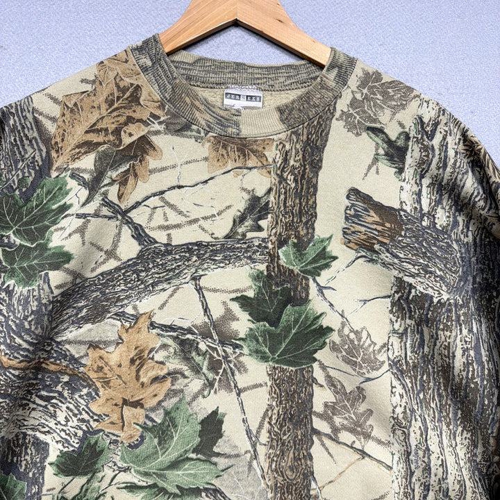 Vintage Jerzees Realtree Camo Sweatshirt Size XL