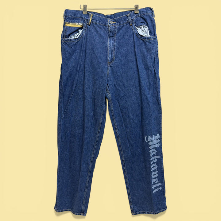 Vintage 2000s Makaveli Tupac Jeans Size 42