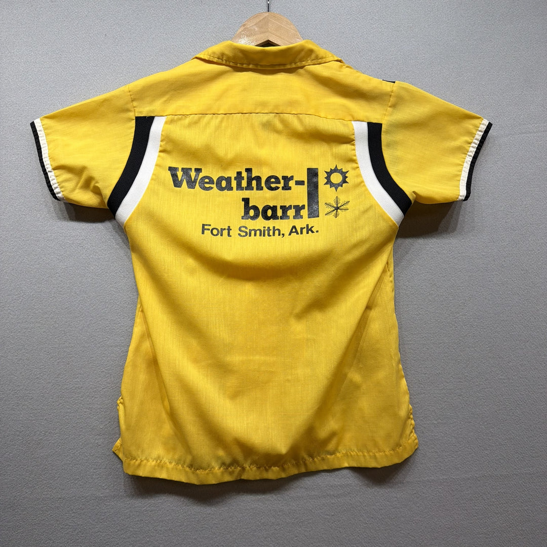 Vintage Weather Barr Hilton Bowling Button Down Shirt Size Medium